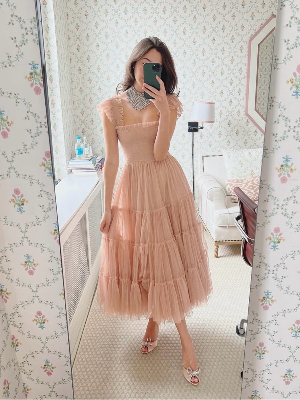 Hill House Collector’s Edition Blush Tulle Ellie Nap Dress XS